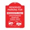 Signmission Reserved Parking Reserved Parking for Residents Only Unauthorized Vehicles Towed Away, RW-1824-23042 A-DES-RW-1824-23042 - alternate 1